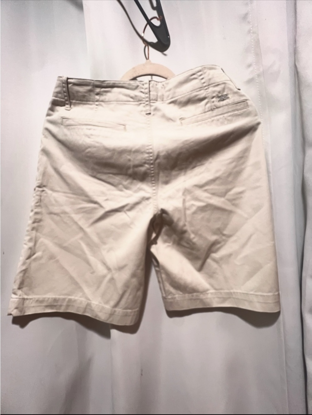 Lauren Ralph Lauren Light Tan Chino Bermuda Shorts Size 8 Women’s Classic Cotton - Picture 3 of 4